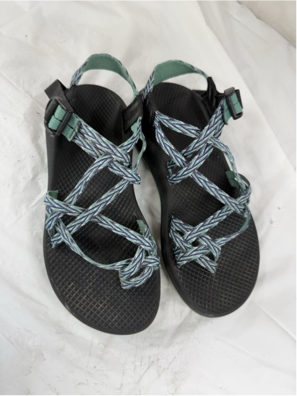 CHACO ZX/2 Vibram Unaweep Ecotread Classic water Shoes Chevron Sandals US 8